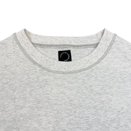 STUMPSTAMP OVERLOCK CONTRAST CUFFS L/S TEE "ASH”