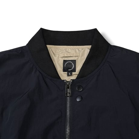 STUMPSTAMP NON PADDED TYPE MA-1 "BLACK × BLACK"
