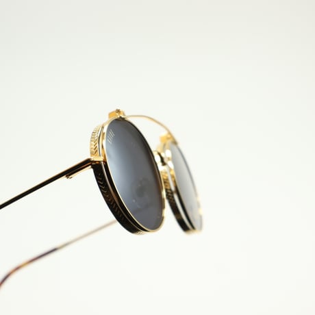 9five ナインファイブ 50-50 Flip-Up フィフティーフィフティーフリップアップ ortoise & 24K Gold Sunglasses