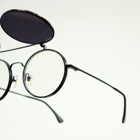 9five ナインファイブ 50-50 Flip-Up フィフティーフィフティーフリップアップ Black Sunglasses