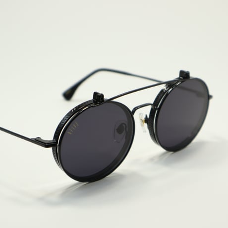 9five ナインファイブ 50-50 Flip-Up フィフティーフィフティーフリップアップ Black Sunglasses