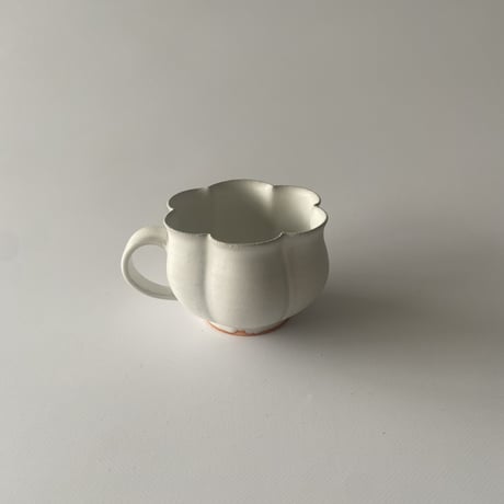黒木泰等｜陶器 白釉すずらん カップ 茶杯