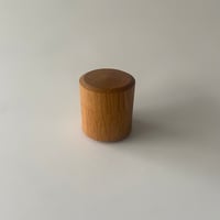 田澤祐介｜薄茶器  吹雪　ナラ　木製茶入　茶道具