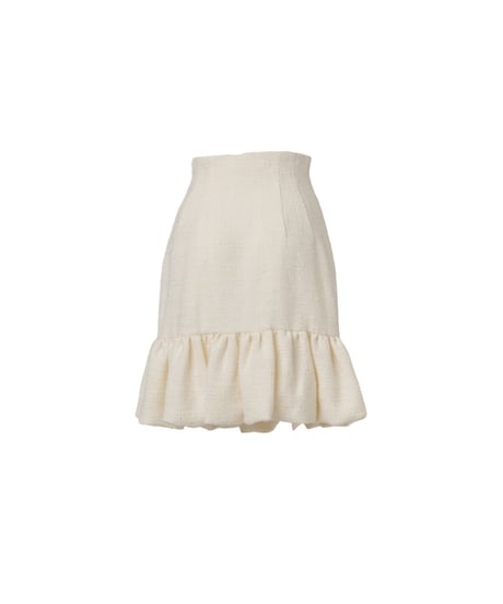 Creme Balloon Skirt