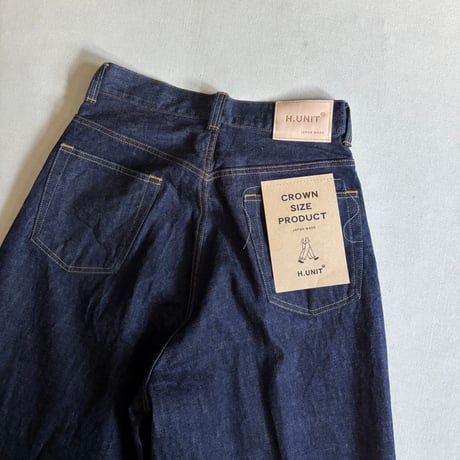 Denim crownsize 5P (One wash) H-PT115 / H.UNIT エイチユニット