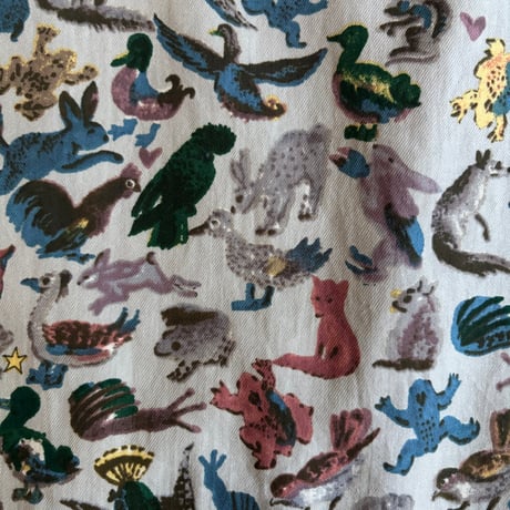 FUNNY ANIMALS 2POCKET  OPEN COLLAR SHIRTS BS387-20 / Bohemians ボヘミアンズ