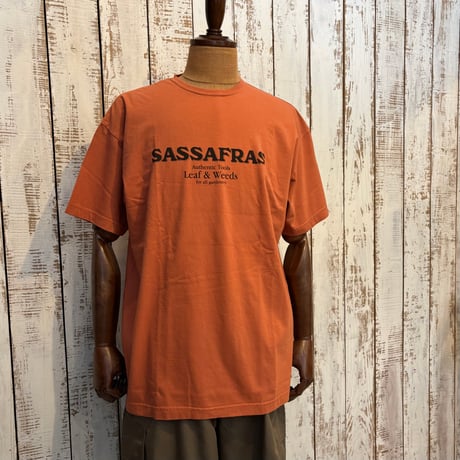 SF Leaf & Weeds T 1/2 (Orange) SF-262367 / SASSAFRAS ササフラス