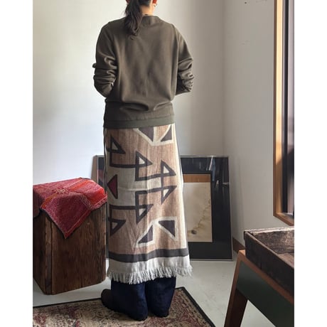 NAVAJO-INSPIRED PATTERN MULTI WRAP-LONG 01-4017L / orSlow オアスロウ