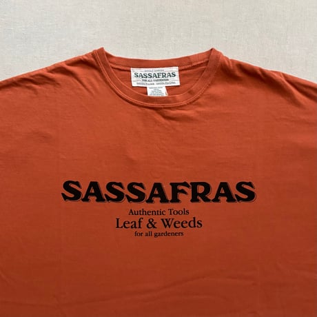 SF Leaf & Weeds T 1/2 (Orange) SF-262367 / SASSAFRAS ササフラス