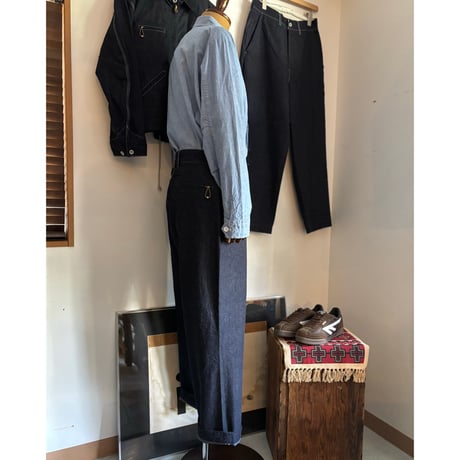 Denim work trousers (One wash) H-PT108 / H.UNIT エイチユニット