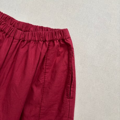 バルキーシーチング厚手 ギャザーパンツ 261-3372B / homspun ホームスパン