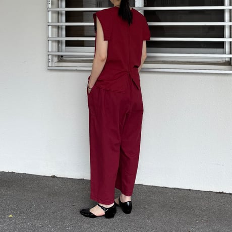 バルキーシーチング厚手 ギャザーパンツ 261-3372B / homspun ホームスパン