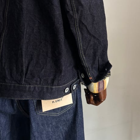 Raw denim work jacket H-JK059 / H.UNIT エイチユニット