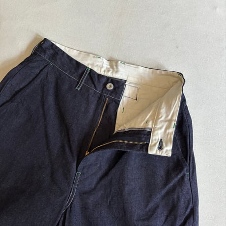 Denim work trousers (One wash) H-PT108 / H.UNIT エイチユニット