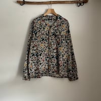 FUNNY ANIMALS 2POCKET  OPEN COLLAR SHIRTS BS387-20 / Bohemians ボヘミアンズ
