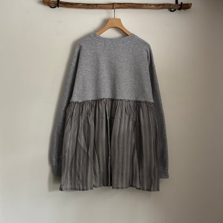 REMAKE SWEAT STRIPE LONG SLEEVES HD-126ET / dahl’ia ダリア