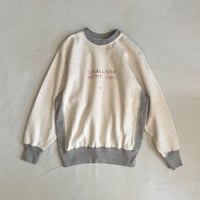 HEAVYWEIGHT CROSS GRAIN SIDE RIB TWOTONE SWEAT SHIRT 03-0030 / orSlow オアスロウ