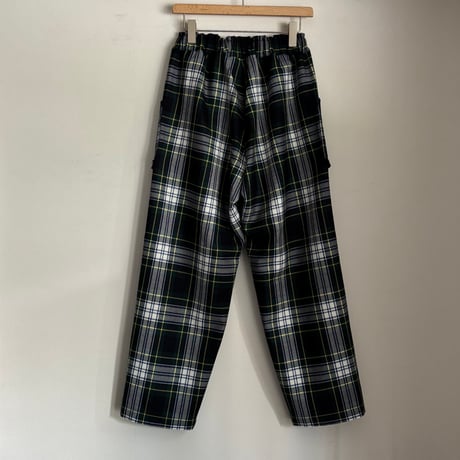 ウールタータン フリルポケットパンツ 262-3413 / homspun ホームスパン