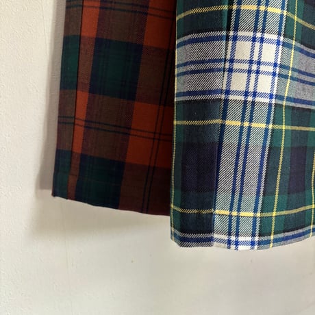 ウールタータン フリルポケットパンツ 262-3413 / homspun ホームスパン