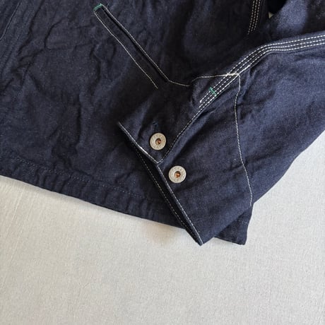 Denim zip work jacket (One wash) H-JK068 / H.UNIT エイチユニット