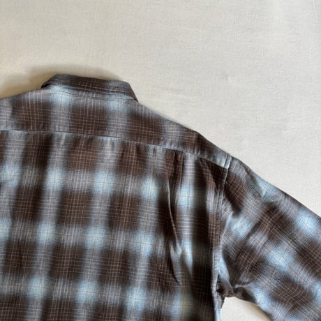Indigo check shirt H-SH068 / H.UNIT エイチユニット