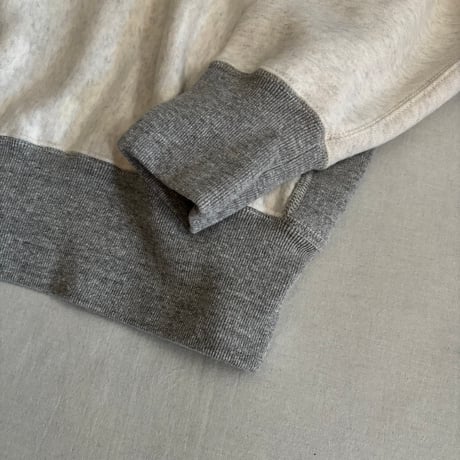 HEAVYWEIGHT CROSS GRAIN SIDE RIB TWOTONE SWEAT SHIRT 03-0030 / orSlow オアスロウ