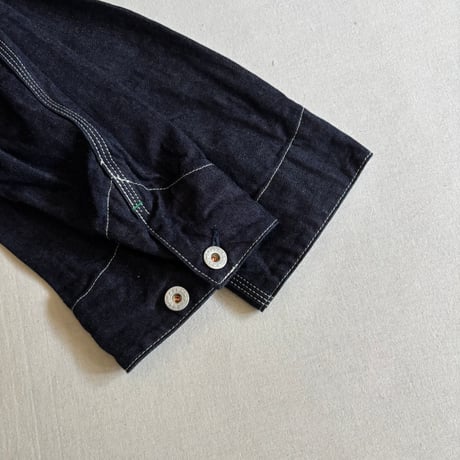 Denim zip work jacket (One wash) H-JK068 / H.UNIT エイチユニット
