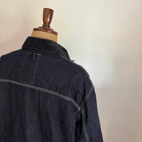 Denim zip work jacket (One wash) H-JK068 / H.UNIT エイチユニット