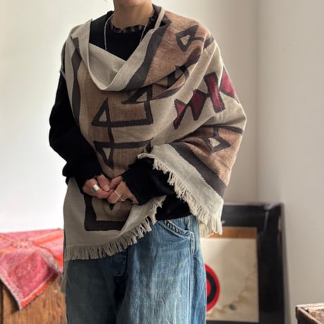 NAVAJO-INSPIRED PATTERN MULTI WRAP-SHORT 01-4017S / orSlow オアスロウ