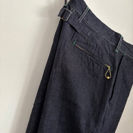 Denim work trousers (One wash) H-PT108 / H.UNIT エイチユニット
