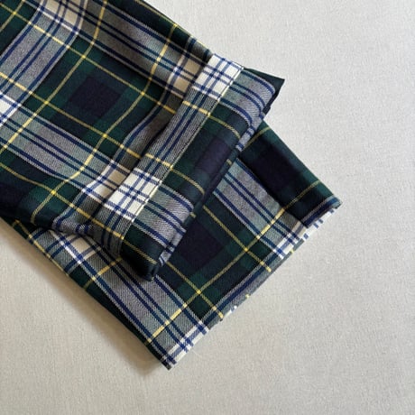ウールタータン フリルポケットパンツ 262-3413 / homspun ホームスパン