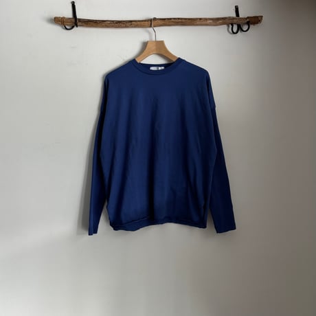 40/2天竺 ロングスリーブ 裾ロックプルオーバー 261-6578 / homspun ホームスパン