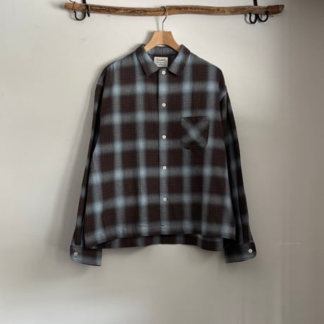 Indigo check shirt H-SH068 / H.UNIT エイチユニット