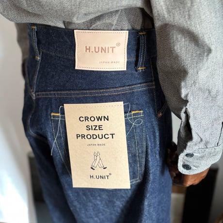 Denim crownsize 5P (One wash) H-PT115 / H.UNIT エイチユニット