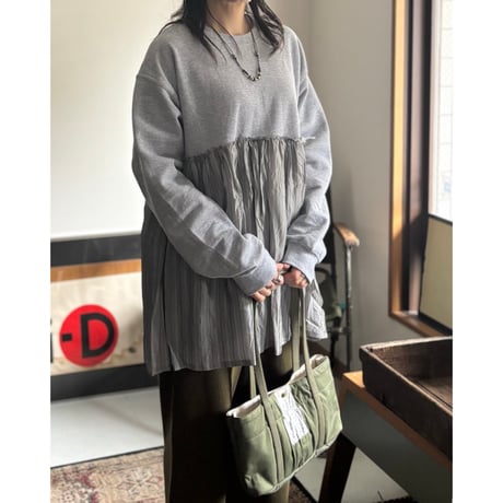 REMAKE SWEAT STRIPE LONG SLEEVES HD-126ET / dahl’ia ダリア