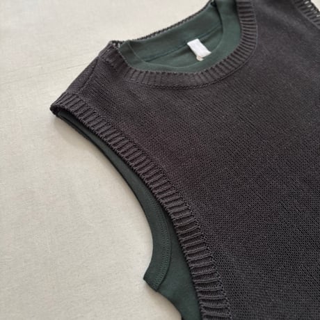 40/1 フライス ノースリーブ 262-6576 / homspun ホームスパン