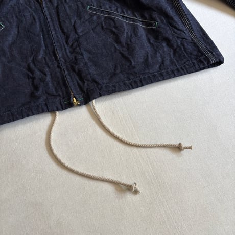 Denim zip work jacket (One wash) H-JK068 / H.UNIT エイチユニット