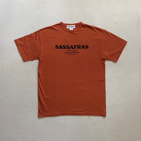 SF Leaf & Weeds T 1/2 (Orange) SF-262367 / SASSAFRAS ササフラス