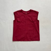 バルキーシーチング薄手 ノースリーブブラウス 261-5751 / homspun ホームスパン