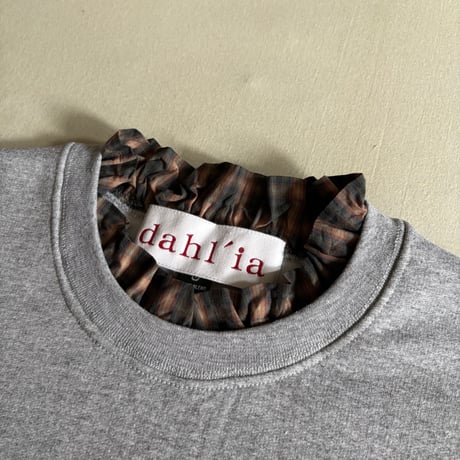REMAKE SWEAT CHECK FRILL HD-143 / dahl’ia ダリア