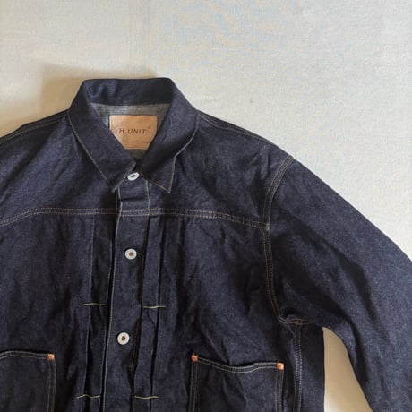 Raw denim work jacket H-JK059 / H.UNIT エイチユニット