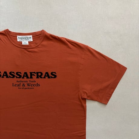 SF Leaf & Weeds T 1/2 (Orange) SF-262367 / SASSAFRAS ササフラス