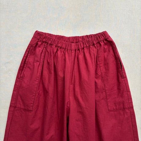 バルキーシーチング厚手 ギャザーパンツ 261-3372B / homspun ホームスパン