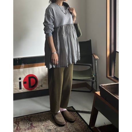 REMAKE SWEAT STRIPE LONG SLEEVES HD-126ET / dahl’ia ダリア