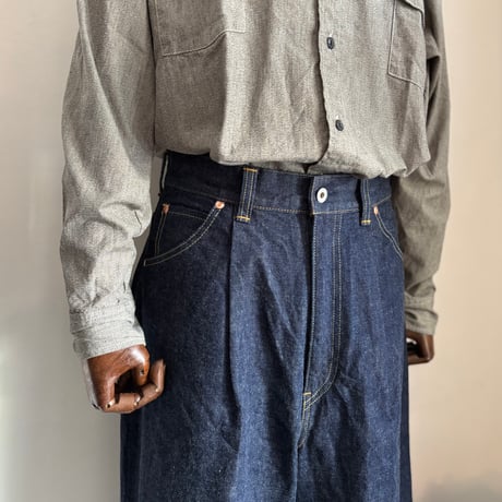 Denim crownsize 5P (One wash) H-PT115 / H.UNIT エイチユニット