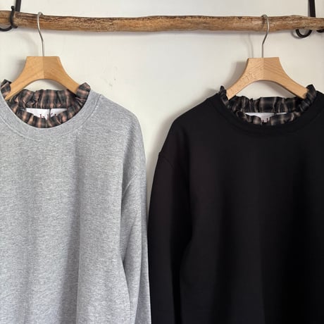 REMAKE SWEAT CHECK FRILL HD-143 / dahl’ia ダリア