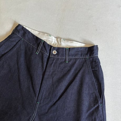 Denim work trousers (One wash) H-PT108 / H.UNIT エイチユニット
