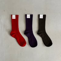 防縮ウールソックス 262-8281 / homspun ホームスパン