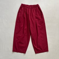 バルキーシーチング厚手 ギャザーパンツ 261-3372B / homspun ホームスパン