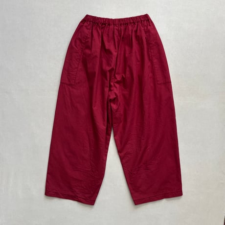 バルキーシーチング厚手 ギャザーパンツ 261-3372B / homspun ホームスパン